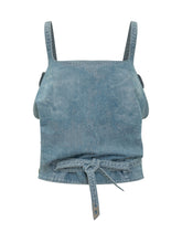 Sayra Denim Top with Belt - Collezione Happy Birthday | Lidia Shopping