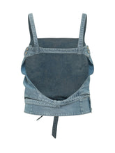 Sayra Denim Top with Belt - Collezione Happy Birthday | Lidia Shopping