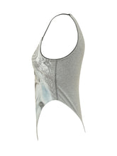 T-Ameris-S1 Top with Graphic Print and Buttons - Diesel | Lidia Shopping