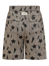 Bermuda con Stampa Grafica e Vita Elasticizzata - A Paper Kid | Lidia Shopping