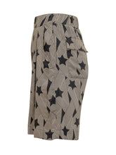 Bermuda con Stampa Grafica e Vita Elasticizzata - A Paper Kid | Lidia Shopping