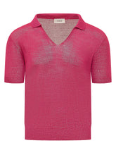 Polo in Maglia con Scollo a V e Colletto - A Paper Kid | Lidia Shopping
