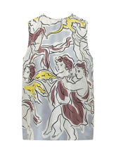 Asymmetric Printed Top - Collezione Happy Birthday | Lidia Shopping