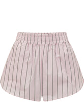 Cotton Striped Shorts with Elasticated Waist - A Paper Kid | Lidia Shopping