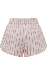 Cotton Striped Shorts with Elasticated Waist - A Paper Kid | Lidia Shopping
