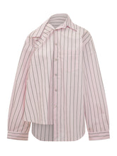Striped Over Shirt with Pockets and Buttons - A Paper Kid | Lidia Shopping
