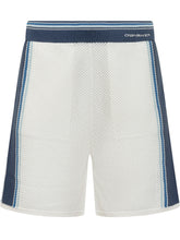 Mesh Knit Shorts with Side Stripes - Casablanca | Lidia Shopping