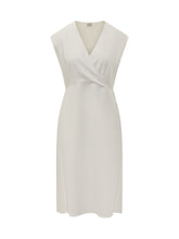 Sleeveless Midi Dress with V Neck - Calvin Klein | Lidia Shopping