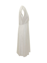 Sleeveless Midi Dress with V Neck - Calvin Klein | Lidia Shopping