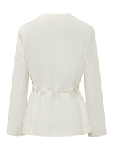 Blazer con Scollo a V e Cintura - Abbigliamento Donna | Lidia Shopping