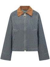 Jacket with Velvet Collar and Zip Closure - Barbour | Lidia Shopping