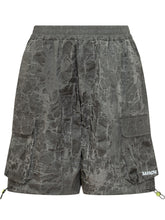 Cargo Gabardine Shorts with Patch Pockets and All Over Print - Barrow | Lidia Shopping