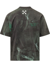 T-shirt with Caravaggio Print and Front Logo - Collezione Happy Birthday | Lidia Shopping