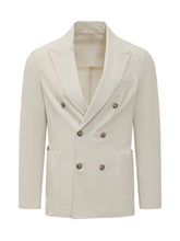 Double Breasted Jersey Blazer with Pockets - Circolo | Lidia Shopping