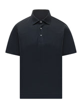Premium Navy Cotton Piqué Polo - Circolo | Lidia Shopping