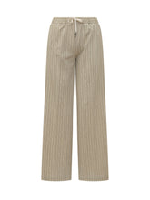 High Waisted Pinstriped Trousers - Circolo | Lidia Shopping