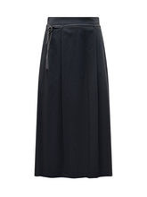 Long Gabardine Skirt with Belt - Collezione Happy Birthday | Lidia Shopping