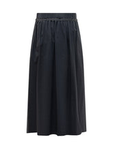 Long Gabardine Skirt with Belt - Collezione Happy Birthday | Lidia Shopping