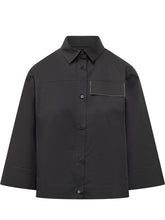 Camicia con Tasca Applicata e Maniche Ampie - Abbigliamento Donna | Lidia Shopping