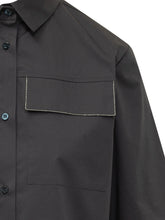 Camicia con Tasca Applicata e Maniche Ampie - Abbigliamento Donna | Lidia Shopping