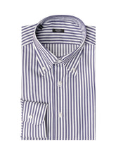 Camicia a Righe  con Collo Button-Down - Abbigliamento Uomo | Lidia Shopping