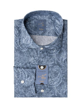 Camicia Fantasia Tropicale  con Collo Italiano - Abbigliamento Uomo | Lidia Shopping