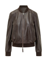 Bomber con Zip e Collo in Maglia - Abbigliamento Donna | Lidia Shopping