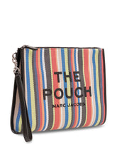 Pochette The Large Pouch a Righe con Logo Frontale - Borse a Tracolla Donna | Lidia Shopping