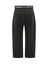 Trousers with Belt and Structured Seams - Men | Lidia Shopping