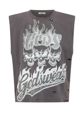 Riders Sleeveless Tee with Graphic Print - Collezione Happy Birthday | Lidia Shopping