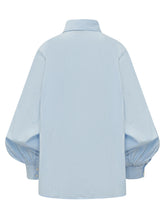 Blusa con Colletto e Maniche Ampie - Abbigliamento Donna | Lidia Shopping