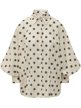 Blouse with Collar and Wide Sleeves - New Collection | Lidia Shopping