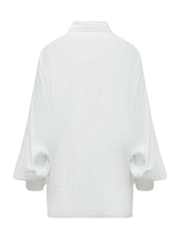 Blouse with Collar and Wide Sleeves - New Collection | Lidia Shopping