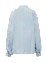 Camicia con Collo alla Coreana a Righe - Abbigliamento Donna | Lidia Shopping