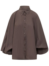 Blusa con Colletto e Maniche Ampie - Abbigliamento Donna | Lidia Shopping