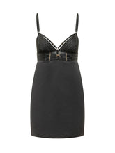 Mini Dress with Structured Cups and Decorative Straps - Elisabetta Franchi | Lidia Shopping