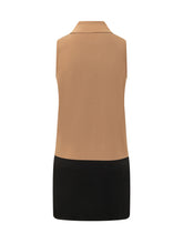 Color Block Knit Mini Dress with Jewel Buttons - Elisabetta Franchi | Lidia Shopping
