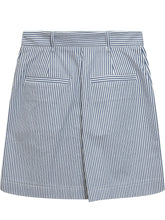 Pleated Shorts with Striped Pattern - Elisabetta Franchi | Lidia Shopping