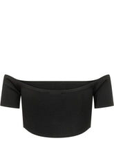 Knit Off Shoulder Top with Buttons - Elisabetta Franchi | Lidia Shopping