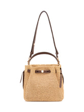 Romy Straw Buck Bag with Handle - Collezione Happy Birthday | Lidia Shopping