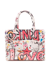 Borsa Shopper in Canvas con Stampa - Borse a Tracolla Donna | Lidia Shopping