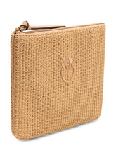 Raffia Pouch with Zip and Logo - Collezione Happy Birthday | Lidia Shopping