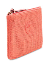 Raffia Pouch with Zip and Logo - Collezione Happy Birthday | Lidia Shopping