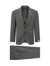 Pinstriped Suit with Two Button Jacket and Trousers - Collezione Happy Birthday | Lidia Shopping