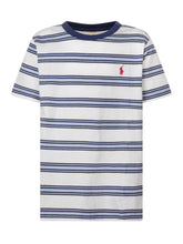 T-shirt a Righe con Logo Ricamato - Abbigliamento Bambini | Lidia Shopping