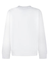 Felpa Bambino in Cotone con Maxi Logo Tone-on-Tone - Abbigliamento Bambini | Lidia Shopping