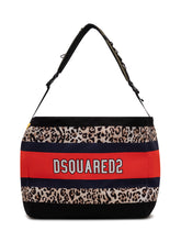 Canvas Tote Bag with Animal Print - Dsquared2 | Lidia Shopping