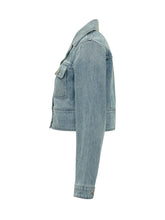 Cropped Denim Jacket with Pockets and Buttons - Collezione Happy Birthday | Lidia Shopping