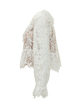 Lace V Neck Top with Long Sleeves - Collezione Happy Birthday | Lidia Shopping