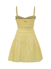 Abito Mini con Corpino Arricciato e Balze - Abbigliamento Donna | Lidia Shopping